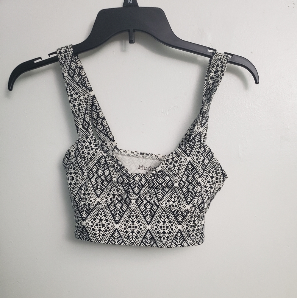 Mudd patterned crop top